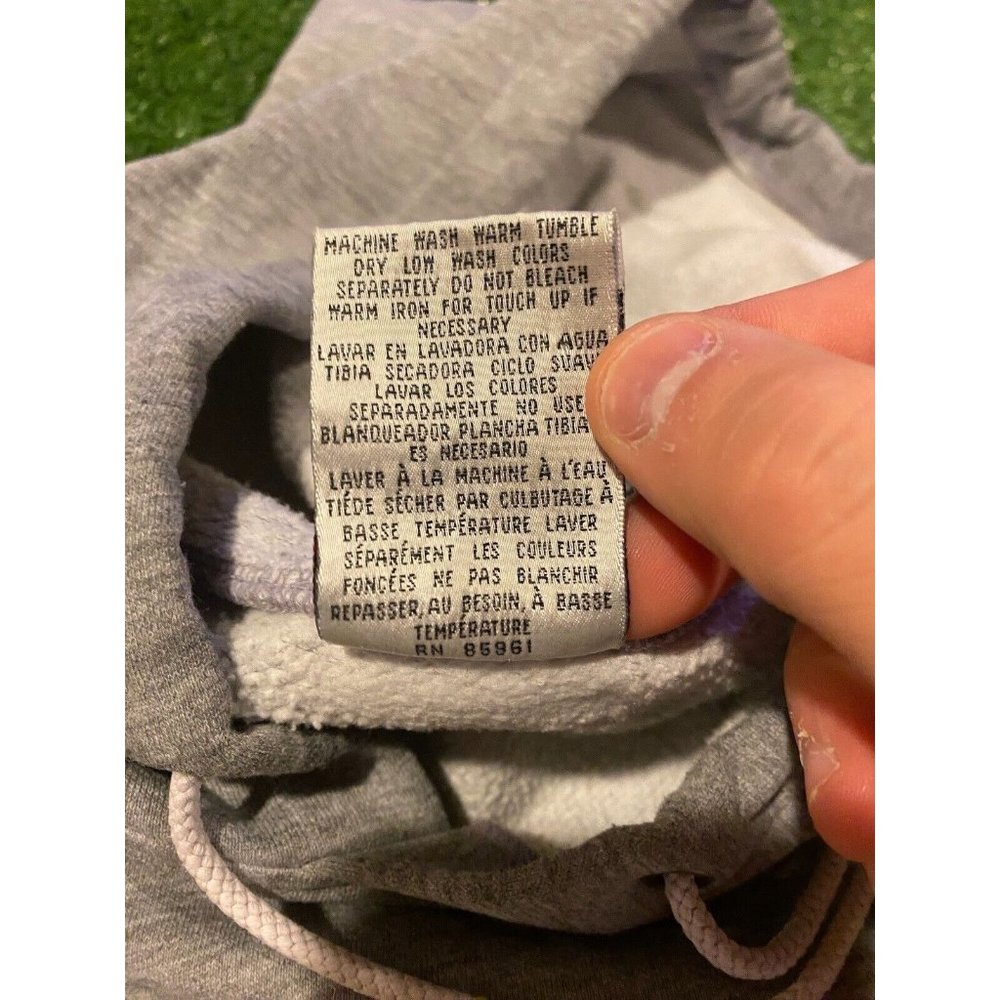 Vintage Cadre Athletic Michigan Wolverines arch hoodie sweatshirt XXL XL gray - Picture 4 of 13